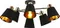 Потолочная люстра  IL6116-6COU-79 BK GD Abelie ILLUMICO