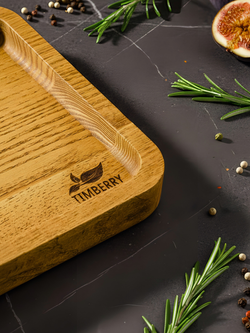 Поднос деревянный квадратный 25х25 см