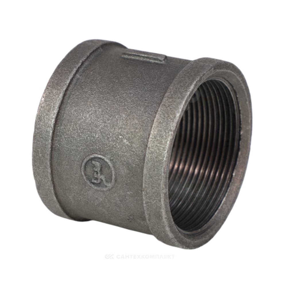 Муфта прямая чугун Ду 20 (3/4") ВР Fittex PLUS