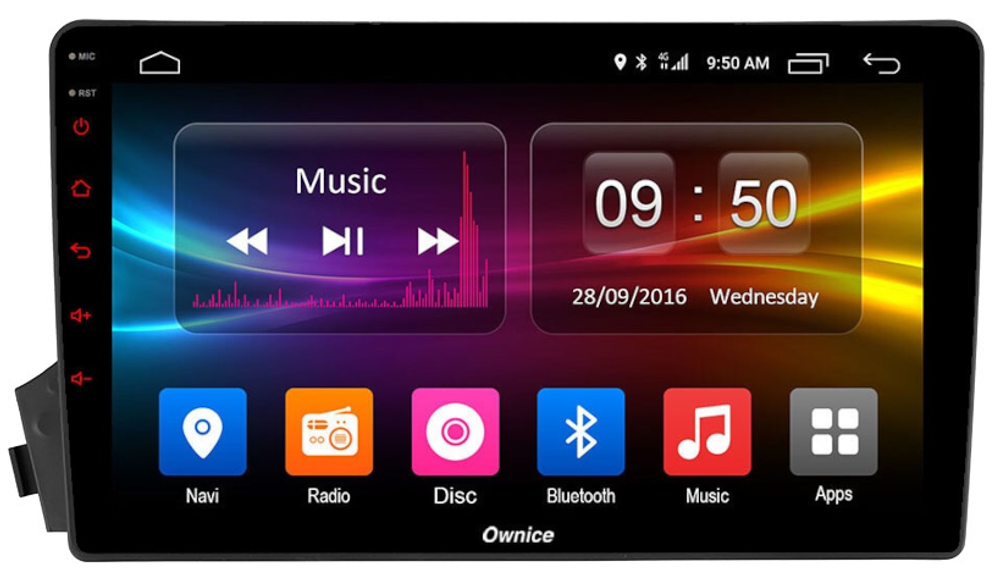 Магнитола для SsangYong Actyon 2005-2010, Kyron, Actyon Sports 2006-2016 - Kuberg OL-9303 IPS, Android 10, 4G SIM-слот