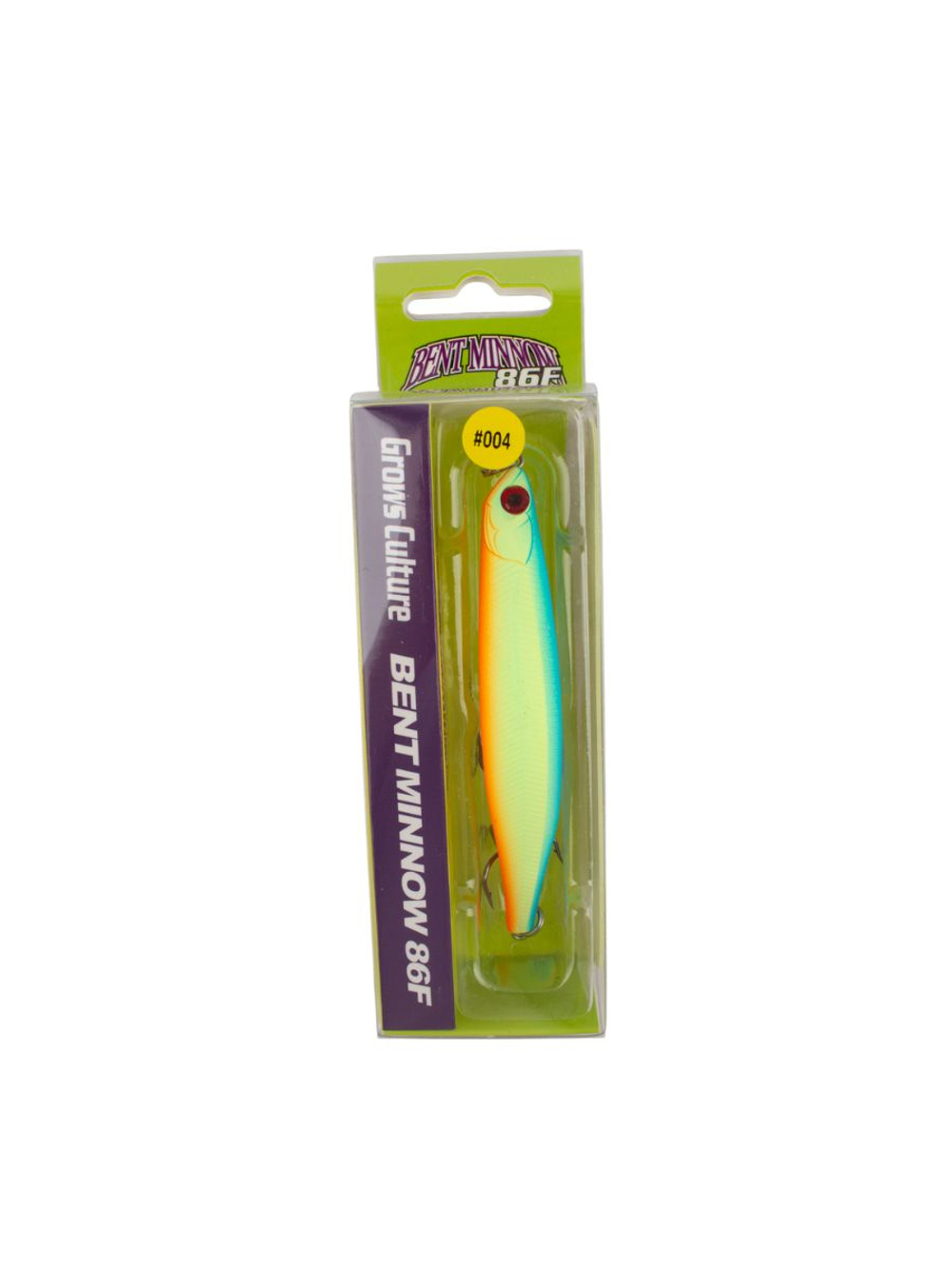 Воблер минноу Bent Minnow 86F 7 г цвет #004