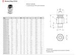 R7510 Фитинг прямой Камоцци