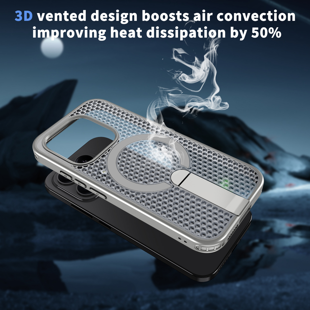 Прозрачный чехол Mesh Pro Magnetic Case для Xiaomi 17