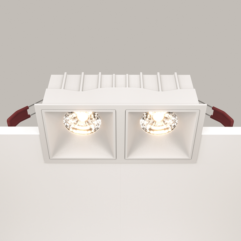 Встраиваемый светодиодный светильник Maytoni Alfa LED DL043-02-15W3K-SQ-W