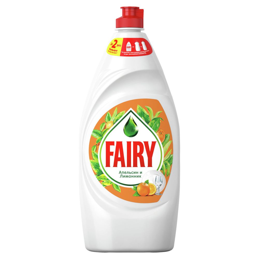Средство для мытья посуды Fairy Апельсин и Лимон 900мл
