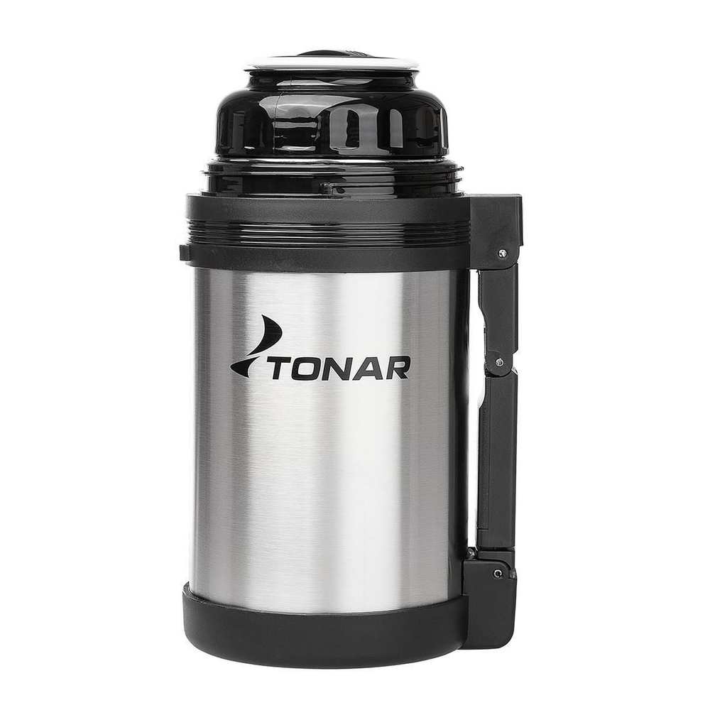 Термос (HS.TM-010) 1000ML (пласт.чашка, скл.ручка, ремень)