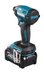 Шуруповерт ударный аккумуляторный, XGT BL 40В, XPT, 1/4", 210 Нм, 4+1 Т режим, защита от непреднамер Makita TD003GA201