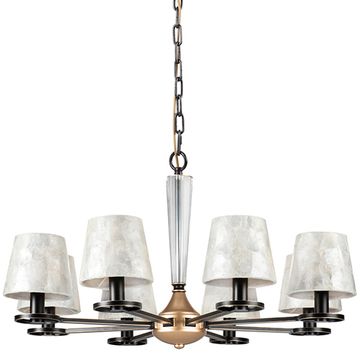 Люстра подвесная 707081 черный/золото Perla Lightstar