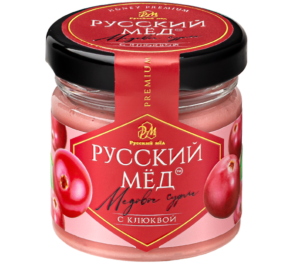 Медовое суфле с клюквой Русский мёд 40 мл