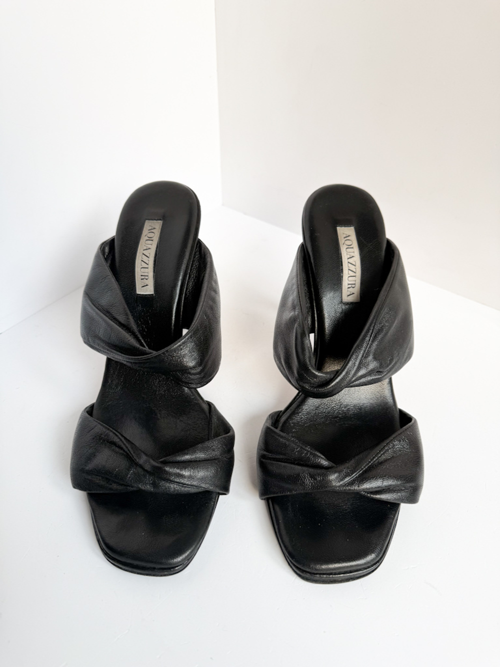 Кожаные мюли Aquazzura, 41