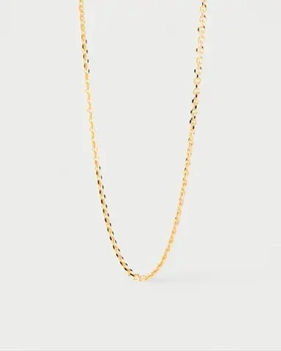 Колье Essential Chain серебро 925 пробы покрытое золотом
