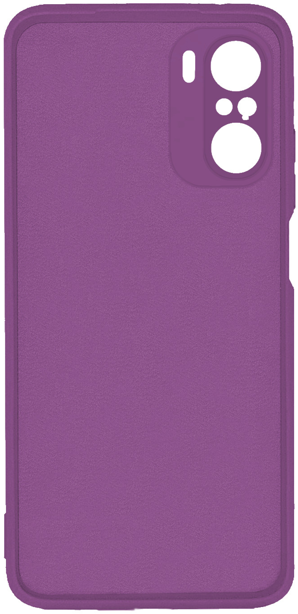 Мягкий Soft Touch чехол из силикона для XIAOMI POCO F3 / K40 / MI 11i с бархатной подкладкой