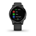 Часы Garmin Vivoactive 4s черные с серым безелем (010-02172-13)