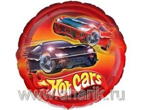 Шар фольга 18" "Машинки HOT CARS"