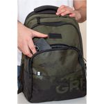 Рюкзак GRIZZLY школьный, анатомическая спинка, 2 отделения, для мальчиков, "MILITARY", 45х32х23 см, RU-330-7/3