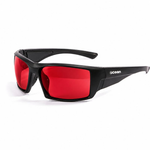 OCEAN Aruba Matt Black / Red Polarized lenses
