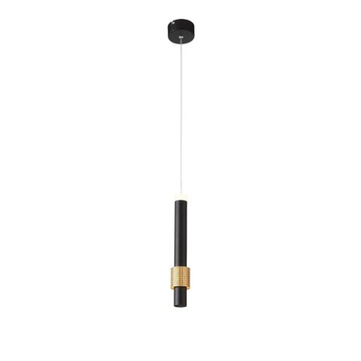 SL1591.403.01 Светильник подвесной ST-Luce Черный, Анодированный золотой/Черный LED 1*6W 36° 3000K