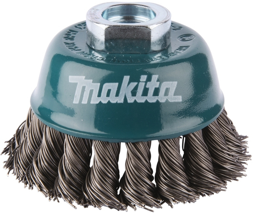 Чашечная щётка 75 мм из стальной проволоки 0.5 мм, M14 для УШМ Makita D-24131