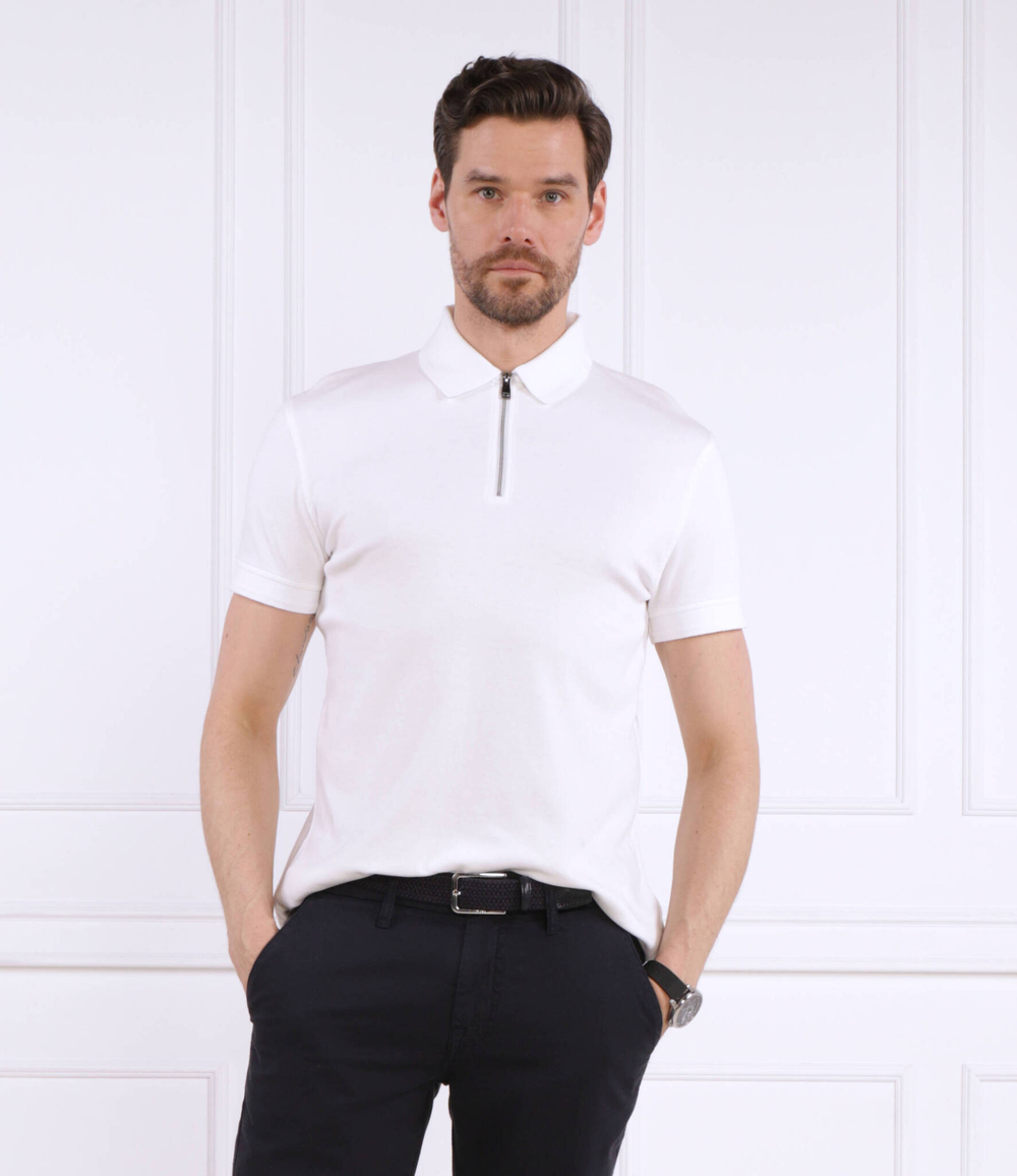 Поло DC INTERLOCK ZIP Tommy Hilfiger - белый(MW0MW30762)