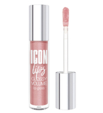 LuxVisage Блеск для губ с эффектом объёма Icon Lips Тон 505 Ice Beige 3,4 мл