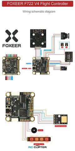 Полётный контроллер Foxeer F722 V4 ICM42688 DPS310 SKU: MR1864