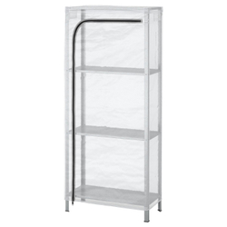 IKEA HYLLIS  (ИКЕА ХИЛЛИС)  -  Чехол - прозрачный для дома/улицы 60х27х140 см