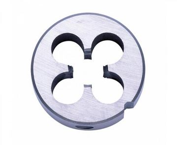 Плашка круглая резьбонарезная HSS, DIN 223, M 2.6 x 0.45, ISO DIN 13