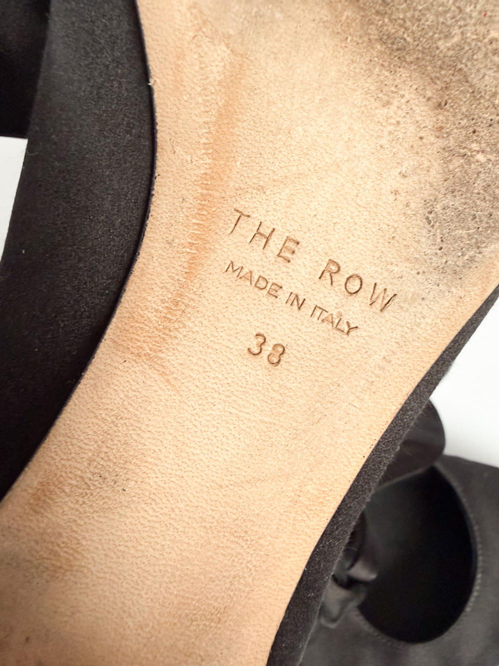 Атласные туфли The Row, 38