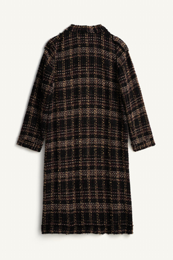 ZARA ДЛИННОЕ ПАЛЬТО — LIMITED EDITION, КОРИЧНЕВЫЙ