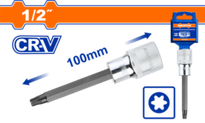 Насадка бита торцевая 100 мм 1/2" TORX T25 (10/80) WADFOW WSC5212