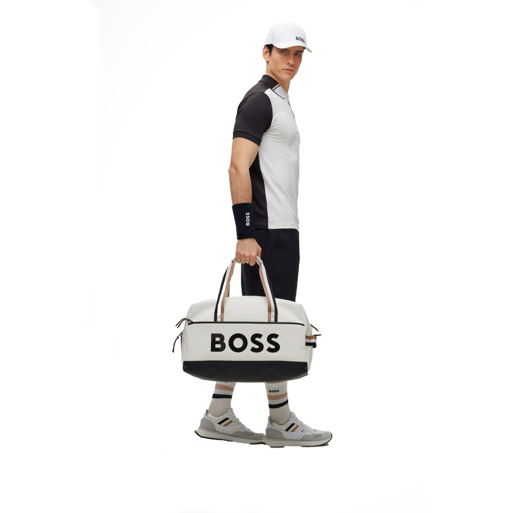 Мужское теннисное поло BOSS Patteo MB 8 Polo Men - White, Black