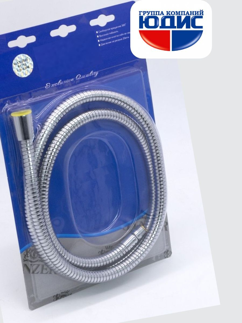 81150 Шланг для выд. лейки 150см 3/8 нар. GANZER