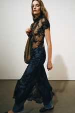 ДЛИННОЕ КРУЖЕВНОЕ ПЛАТЬЕ ZW COLLECTION — ZARA