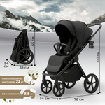 Прогулочная коляска SBL Elegante S Black