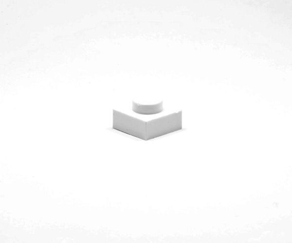 Lego 50шт Плитка 1х1 (белая) 302401