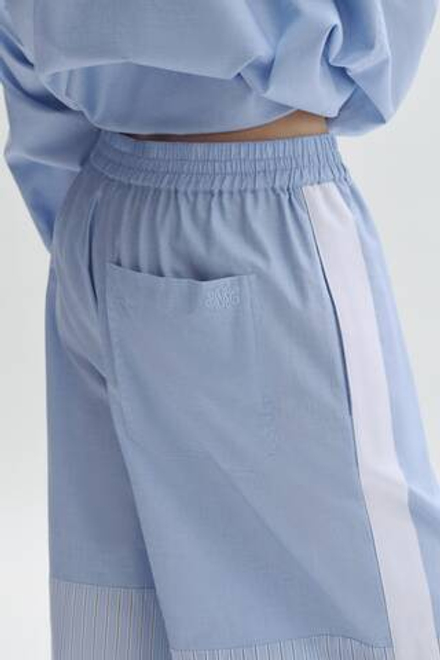 H&M - Stella McCartney Брюки из поплина с вставками, синий