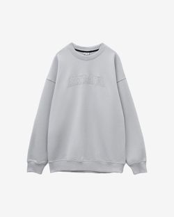 Толстовка Crewneck BigText серая