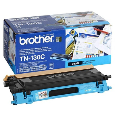 Тонер-картридж Brother TN-130C для HL-4040CN/4050CDN/DCP-9040CN/MFC-9440CN голубой (1.5K)