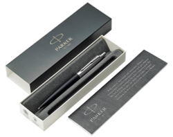 Parker Jotter XL - Matte Black CT, шариковая ручка, M