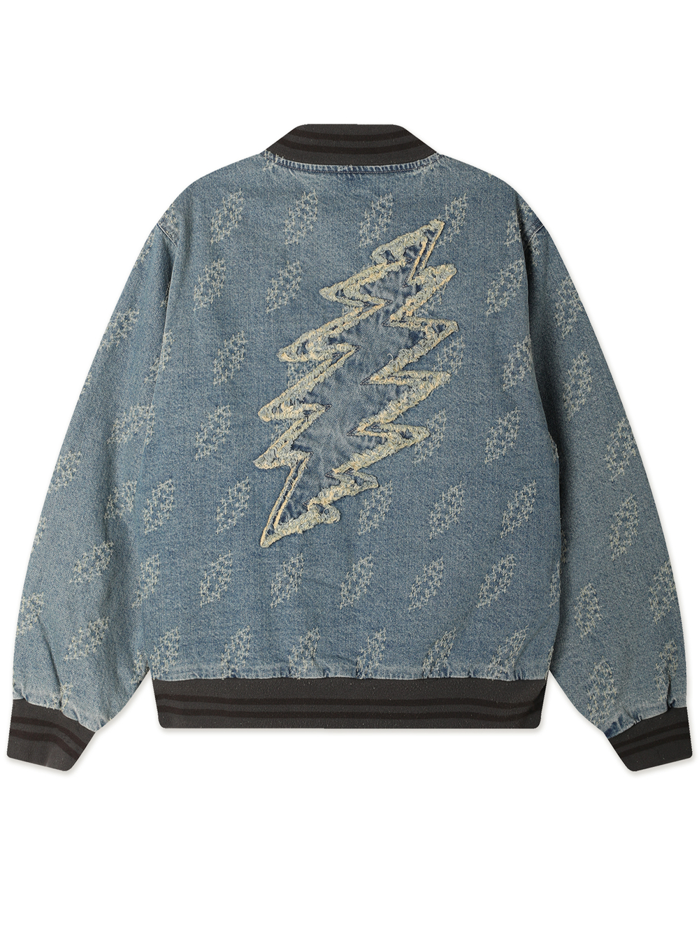 Бомбер Gd Lightning Denim Varsity