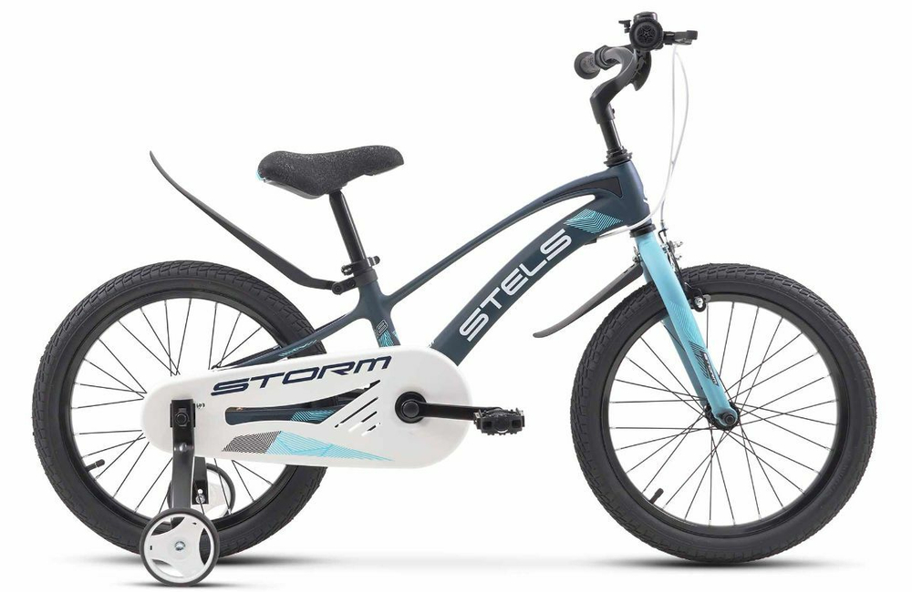 Велосипед Stels 18" Storm KR (9" темно-синий/зеленый)
