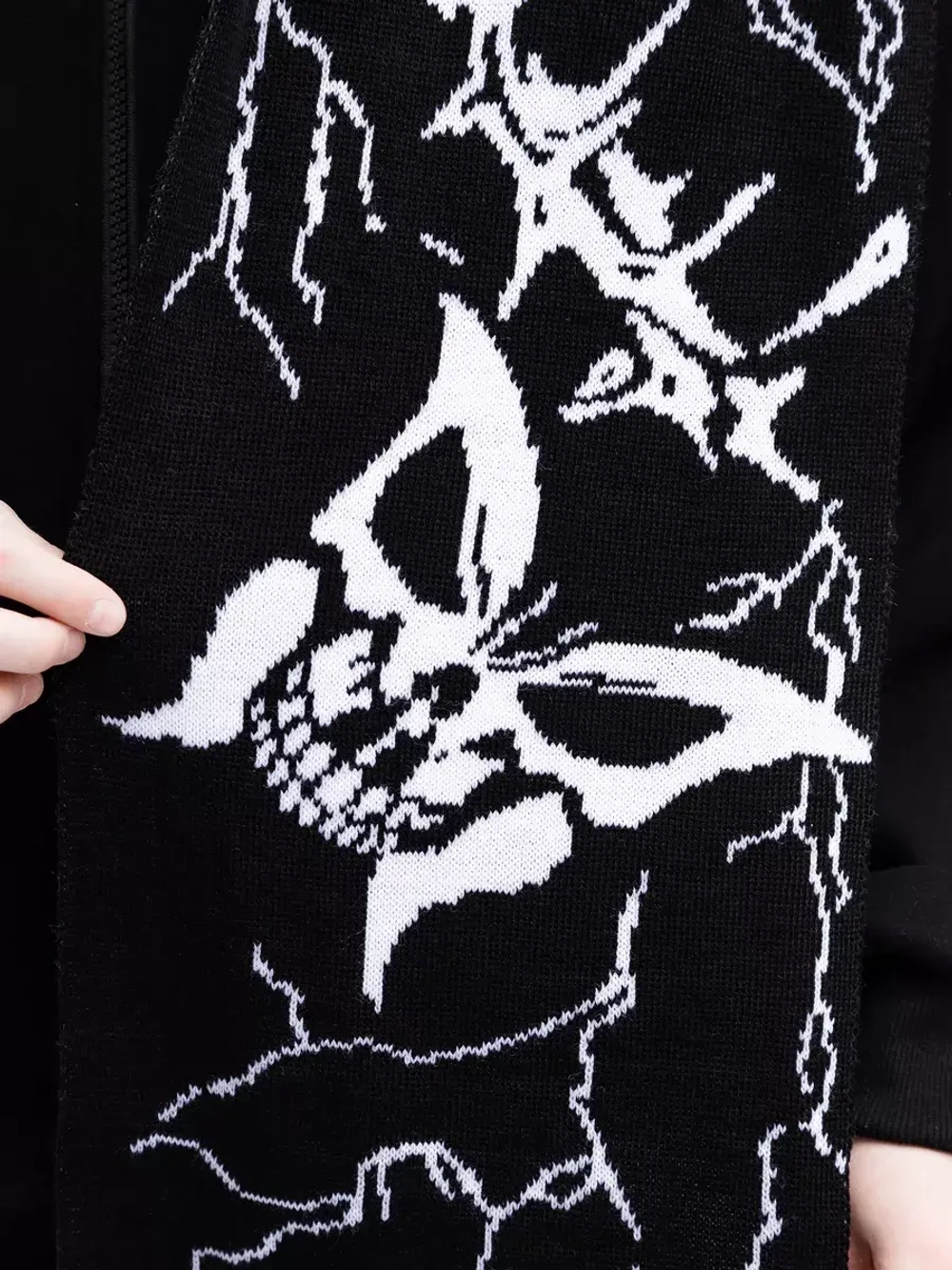Шарф BEBRA дрейн двусторонний y2k jdm