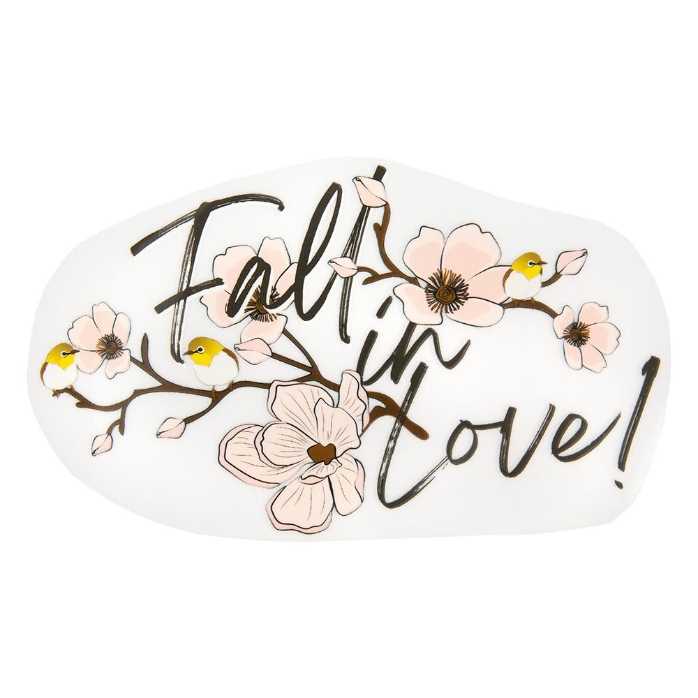 Термотрансфер "Fall in love" 14.5х9 см, 1 шт, Gamma "M" №02 M-217