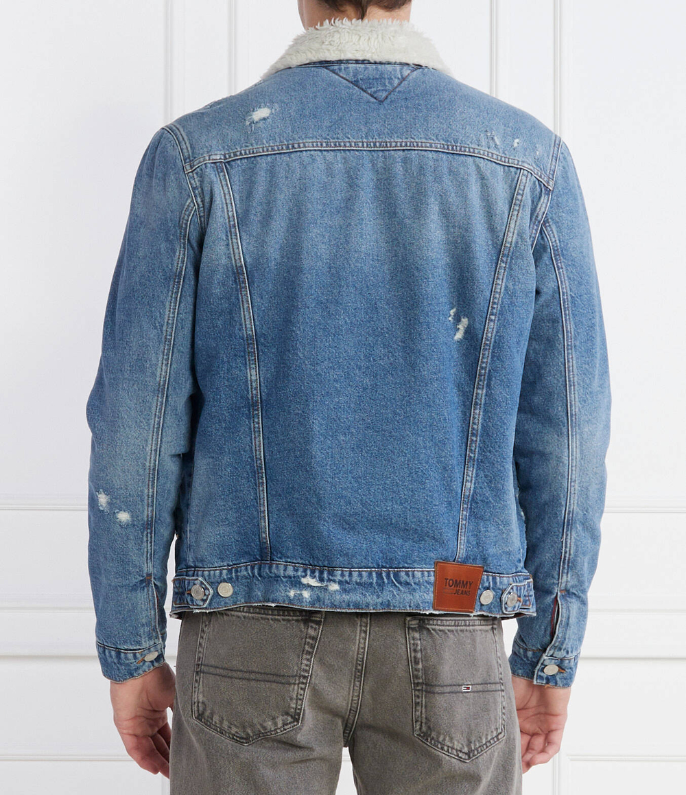 Джинсовая куртка Tommy Jeans - голубой(DM0DM17471)