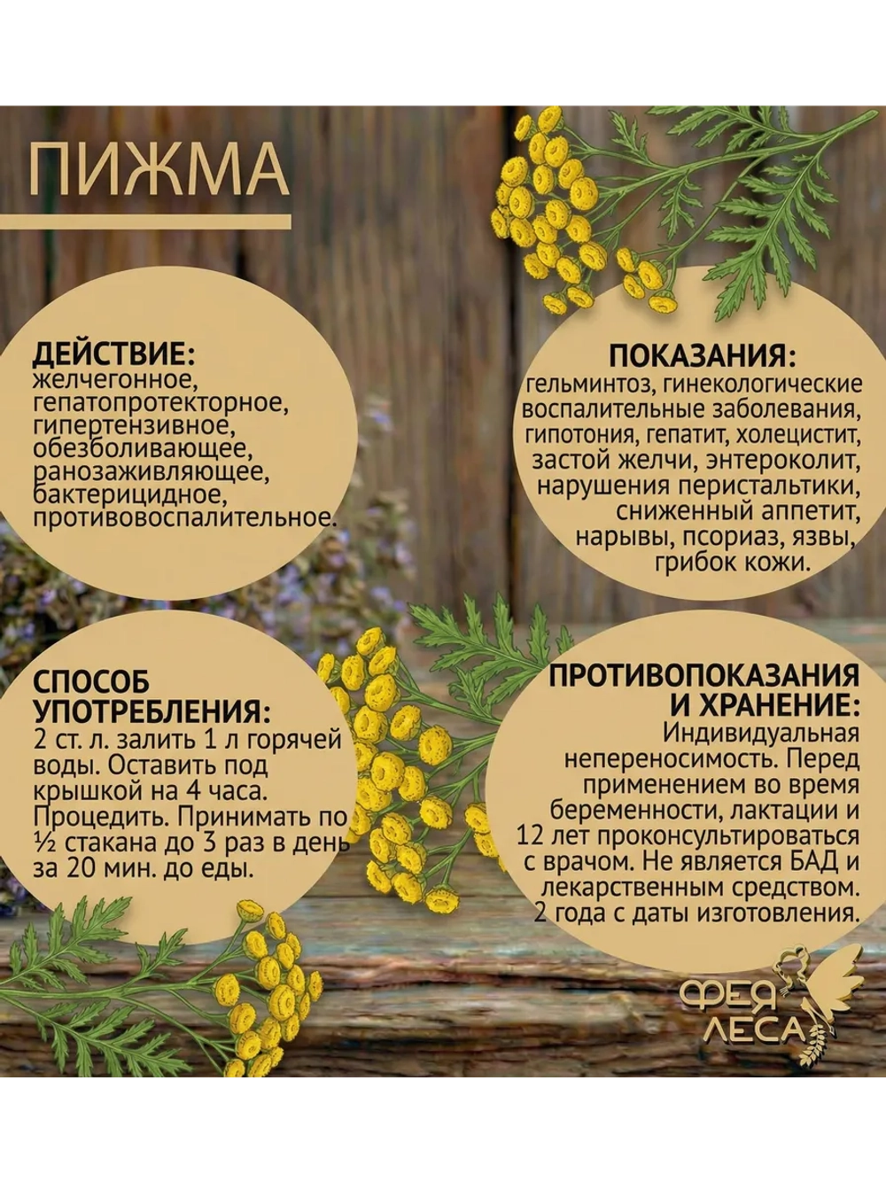 Пижма соцветия: для свечей, магии и здоровья
