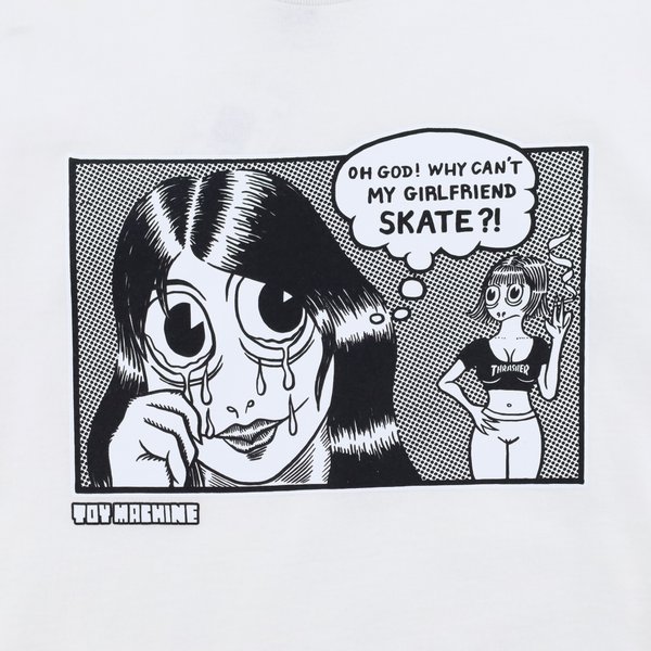 Футболка Thrasher x Toy Machine Girfriend T-Shirt (white) артикул: - купить в магазине Дайс