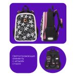 Ранец Berlingo Expert "Glossy stars" 37*28*16см, 2 отделения, 2 кармана, анатомическая спинка