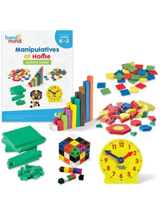 Learning Resources 93538 Математический набор возьми с собой.1-2 ступень (5-7 лет, 292 элемента), Артикул: 93538