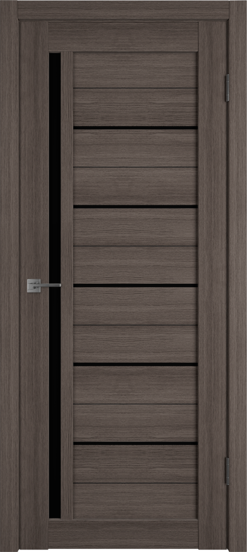 Дверь Atum 1 / Grey / Black Gloss / Владимирские двери