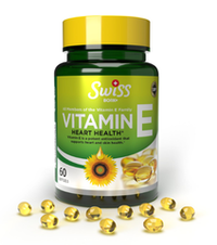 Swiss Bork, Vitamin E, 60 Softgels 450 mg | Vitamin E 60 ta yumshoq jelatin kapsula, 450 mg